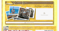 Desktop Screenshot of calabrialiving.com