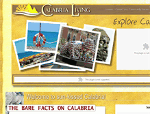 Tablet Screenshot of calabrialiving.com